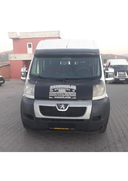 Peugeot Boxer Ön Cam Güneşliği Siperlik Vizör Şapka Terek (Abs) Parlak Siyah 2006-2014