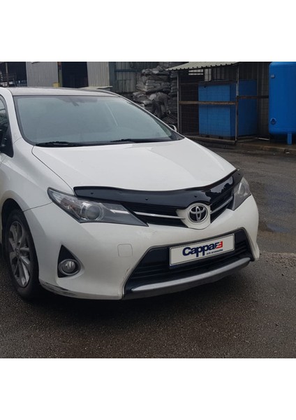 Toyota Auris Ön Kaput Koruyucu Rüzgarlık Deflektör Akrilik ABS 4mm Parlak Siyah 2013-2017