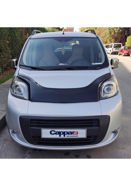 Peugeot Bipper Ön Kaput Koruyucu Rüzgarlık Deflektör Akrilik ABS 4mm Parlak Siyah 2007-2016 fırsatları