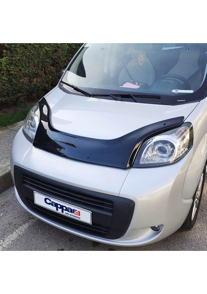 Peugeot Bipper Ön Kaput Koruyucu Rüzgarlık Deflektör Akrilik ABS 4mm Parlak Siyah 2007-2016 indirimleri