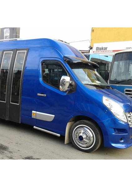 Renault Master Ön Cam Güneşliği Siperlik Vizör Şapka Terek (Abs) Parlak Siyah 2010-2014