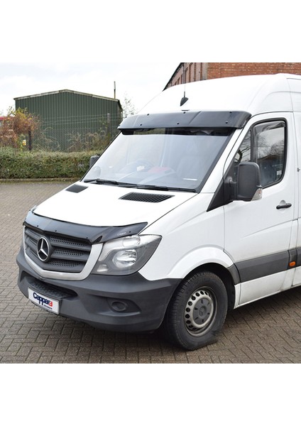 Mercedes Sprinter W906 Ön Cam Güneşliği Siperlik Vizör Şapka Terek (Abs) Parlak Siyah 2014-2018 fırsatları