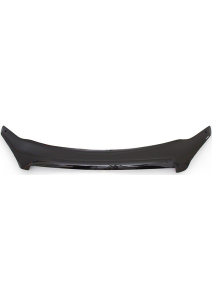 Nissan Qashqai Ön Kaput Koruyucu Rüzgarlık Deflektör Akrilik ABS 4mm Parlak Siyah 2007-2010