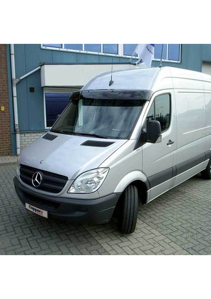 Mercedes Sprinter W906 Ön Cam Güneşliği Siperlik Vizör Şapka Terek (Abs) Parlak Siyah 2006-2014