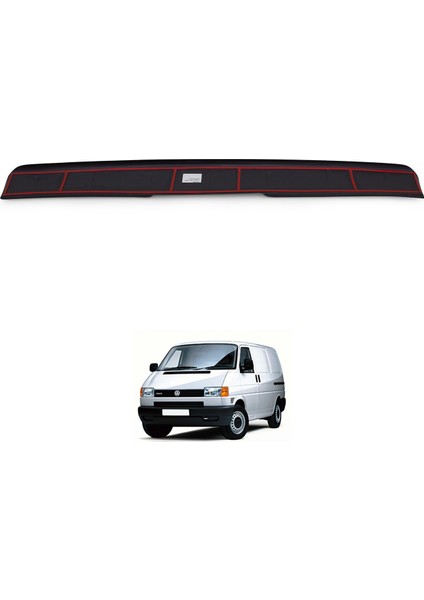 Volkswagen T4 Transporter Arka Tampon Eşiği Koruma (ABS) Mat Siyah 1995-2003