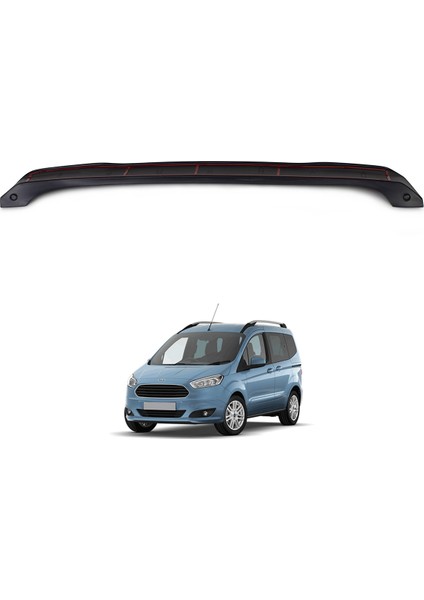 Ford Courier Arka Tampon Eşiği Koruma (ABS) Mat Siyah 2014 ve Sonrası fiyatları