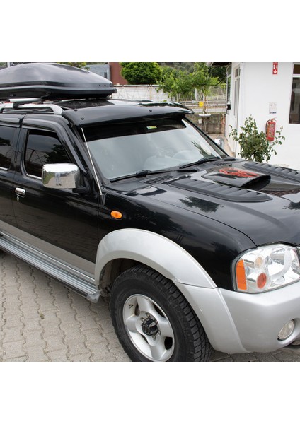 Nissan Skystar Ön Cam Güneşliği Siperlik Vizör Şapka Terek (Abs) Parlak Siyah 2001-2012