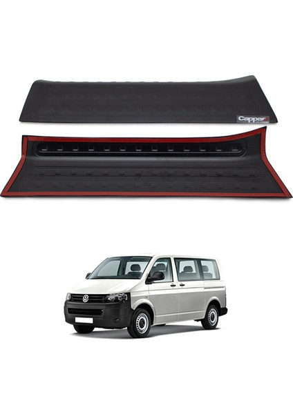 Volkswagen T5 Transporter Kapı Eşiği (ABS) 2 Parça Mat Siyah 2009-2014