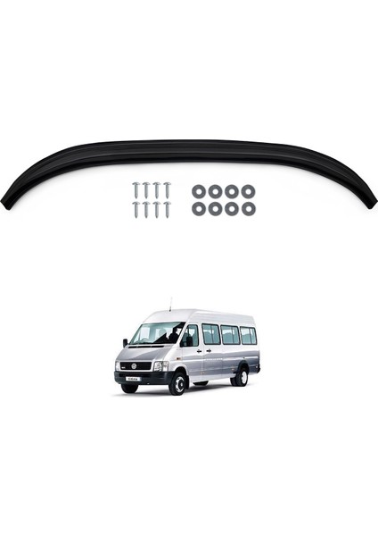 Volkswagen Volt LT Ön Tampon Lip Eki Karlık Akrilik (ABS) Parlak Siyah 1995-2006