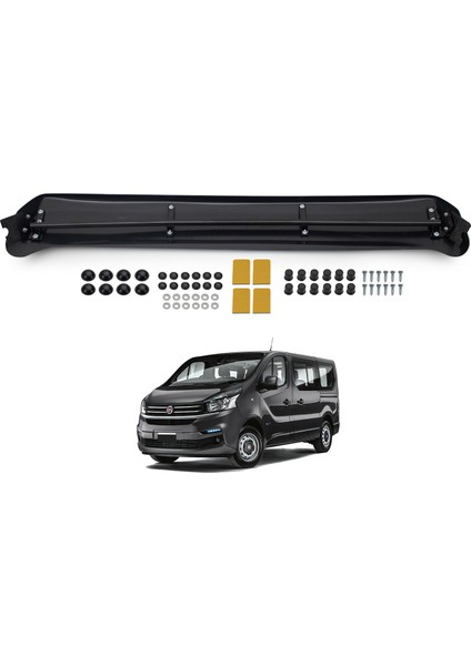 Fiat Talento Ön Cam Güneşliği Siperlik Vizör Şapka Terek (Abs) Parlak Siyah 2016 ve Sonrası modelleri