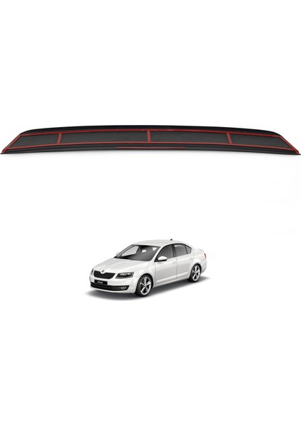Skoda Octavia Arka Tampon Eşiği Koruma Mat Siyah (ABS) 2013 ve Sonrası fiyatları