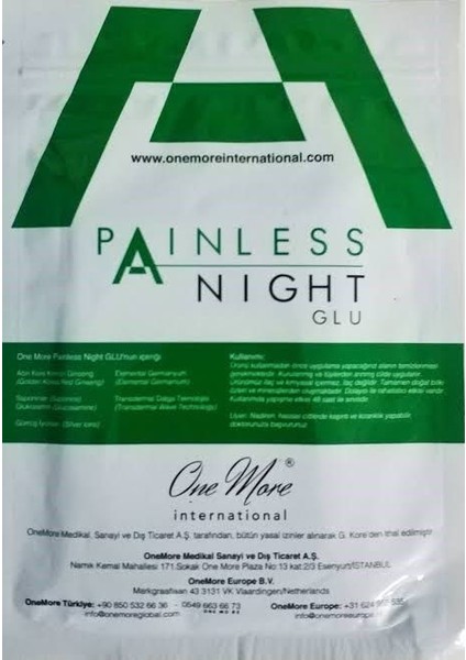 One More Painless Night Glu Ürün Paket Içi 25 Adet