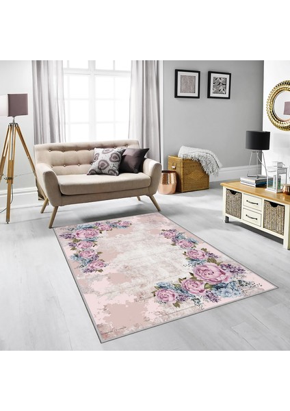 Dekoratif Özel Tasarım Modern Yıkanabilir İnce Kaymaz Taban Halı