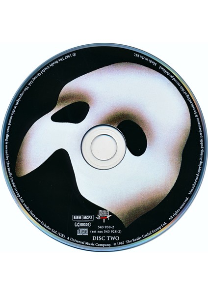 Andrew Lloyd Webber - The Phantom Of The Opera/ CD