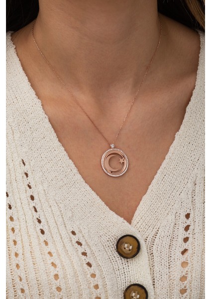 925 Ayar Gümüş Ayyıldız Kadın Gümüş Kolye modelleri