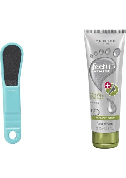 Feet Up Advanced Çatlamış Topuklar Için Onarıcı Krem 75 ml ve Comfort Ayak Törpüsü