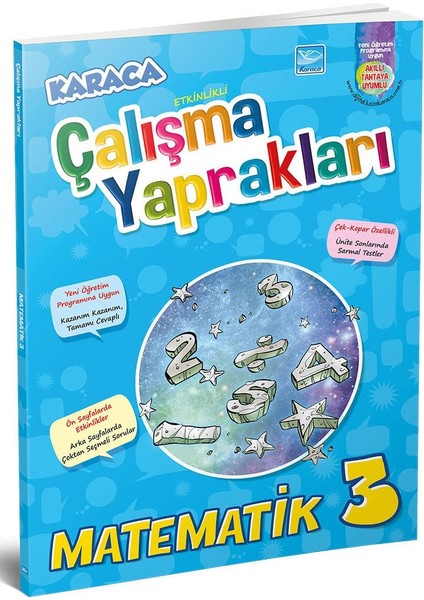 Karaca Yayınevi 3. Sınıf Matematik Etkinlikli Soru Bankası Çalışma Yaprakları