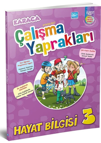 Karaca Yayınevi 3. Sınıf Hayat Bilgisi Etkinlikli Soru Bankası Çalışma Yaprakları