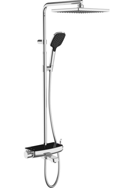 Mira Mix 3 Yönlü Duş Kolonu-Siyah