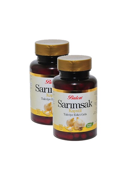 Sarımsak Kapsül 300 Mg 100 Kapsül x 2 Adet