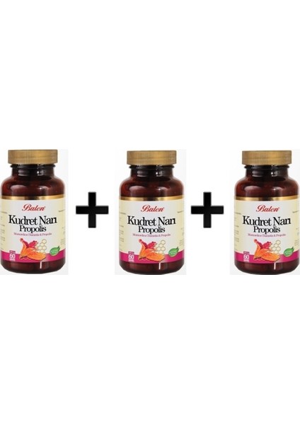 Kudret Narı Propolis,kapsül 300 Mg 60 Kapsül - 3 Adet