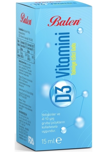 D3 Vitamini (Sıvı)
