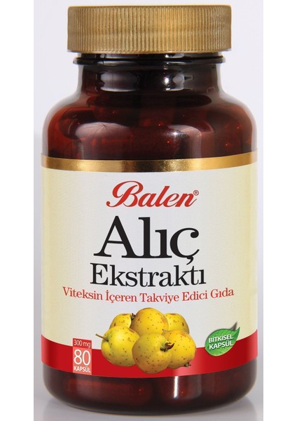 Alıç Ekstraktı Kapsül 300 Mg 80 Kapsül x 3ADET