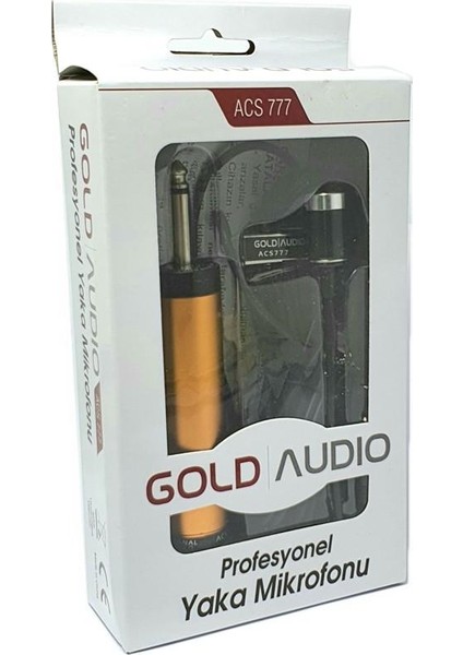 Gold Audio ACS777 Kablolu Yaka Mikrofonu