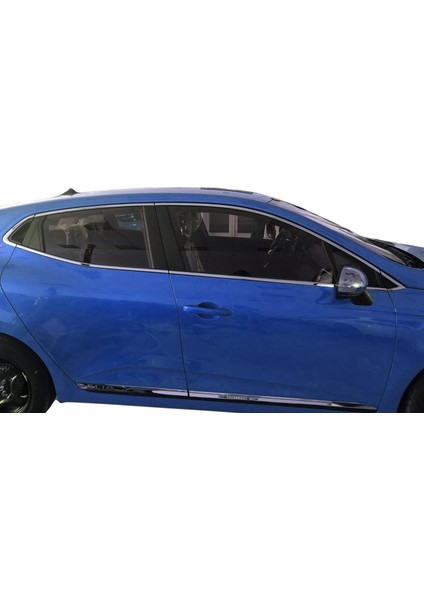 Renault Clio 5 Krom Cam Çerçevesi 12 Parça Çelik 2020 ve Sonrası