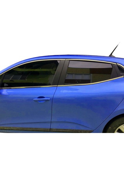 Renault Clio 5 Krom Cam Çerçevesi 12 Parça Çelik 2020 ve Sonrası