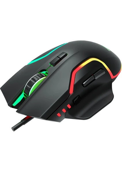 Gaming Mouse 2400DPI Optik Kablolu Gaming Mouse Rgb Aydınlatma Efekti SPK9525