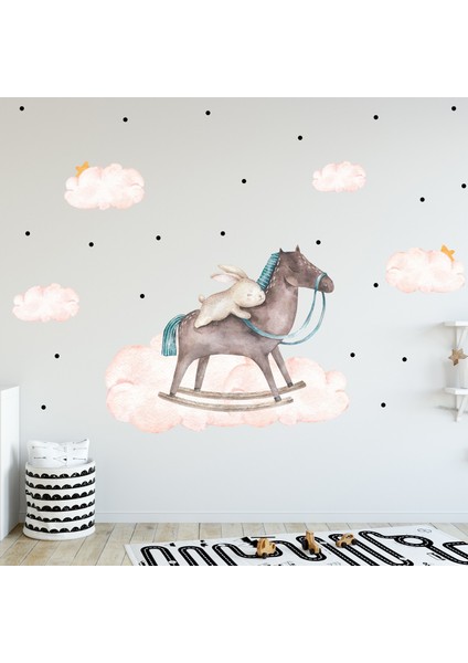 Kt Decoration Sallanan At Duvar Sticker Seti