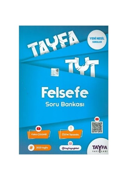 Tayfa Yayınları Tyt Felsefe Soru Bankası