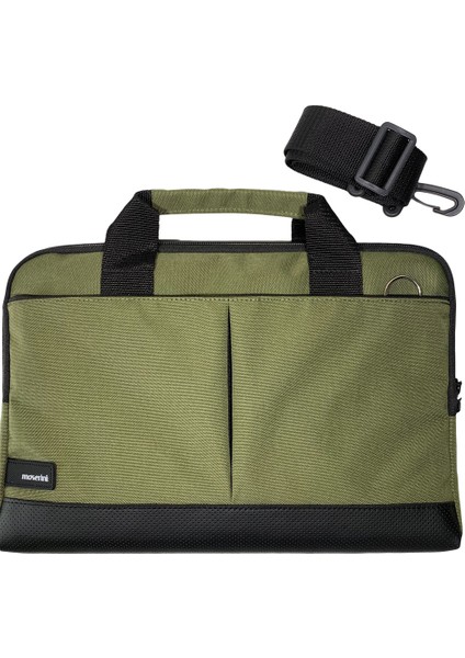 15.6'' Taban Korumalı. Omuz Askılı Notebook Laptop Macbook Çantası - Haki