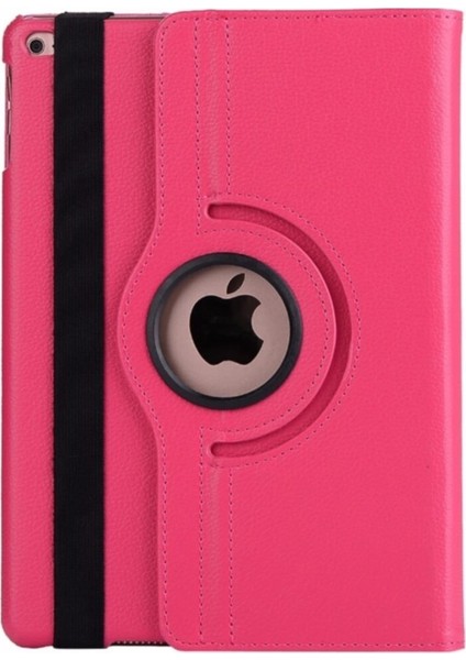 Apple İPad Air 3 10.5 2019 Kılıf 360 Dönebilen Standlı Case A2152 A2123 A2153 A2154 Koyu Pembe