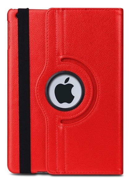 Apple İpad Mini 5 Kılıf 360 Dönebilen Standlı Case A2133 A2124 A2125 A2126 Kırmızı