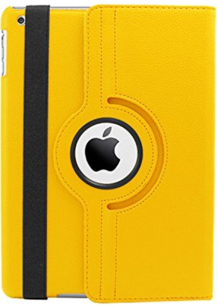 Apple İPad Pro 11 Kılıf 360 Dönebilen Standlı Case A1980 A2013 A1934 A1979 Sarı