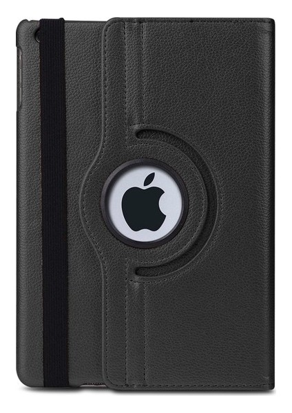 Apple iPad 8.Nesil 10.2" Kılıf 360 Dönebilen Standlı Case A2270 A2428 A2429 A2430 Siyah