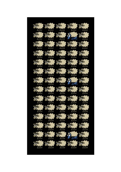 Çok Amaçlı Bandana-Kuzu ve Kurt