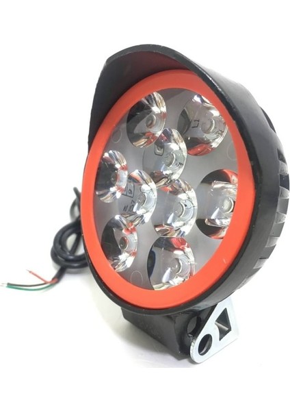 Motosiklet 9 Ledli Sis 12V LED Far 2 Adet
