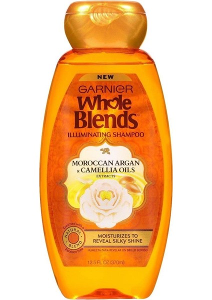 Fas Argan ve Kamelya Yağı Özlü Parlaklık Şampuanı 370 ml