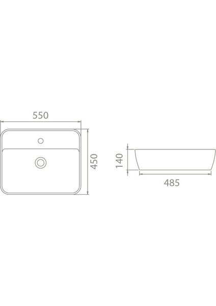 Cerastyle One Lavabo 55 x 45 cm fiyatları
