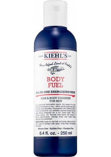 New York Body Fuel All-In-One Energizing Wash 250 ml