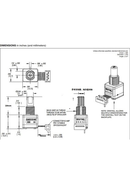 62AY22033 Butonlu Optik Rotary Enkoder Optic Encoder