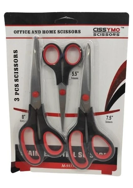 Cissymo Scissors Makas Seti 3 Lü