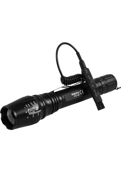 Ps-90 Cree T6 LED Tüfek Aparat Şarjlı El Fe