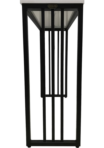 Bar Tipi Masa Bar Masası Metal Ayaklı Masa-Beyaz