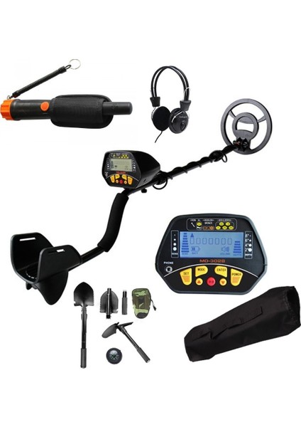 Md 3028 Pro Metal Dedektörü + Md 720 Pointer Ikili Set