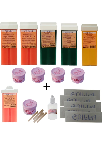 Roll-On Sir Ağda Kartuşu ,kartuş Ağda 110 Ml-Artı Set