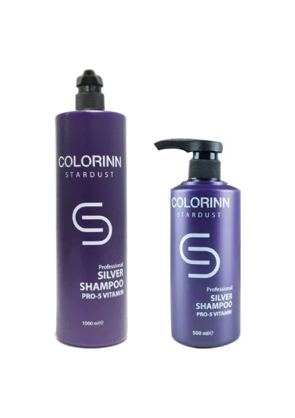 Stardust Silver Mor Şampuan 1000 ml + 500 ml